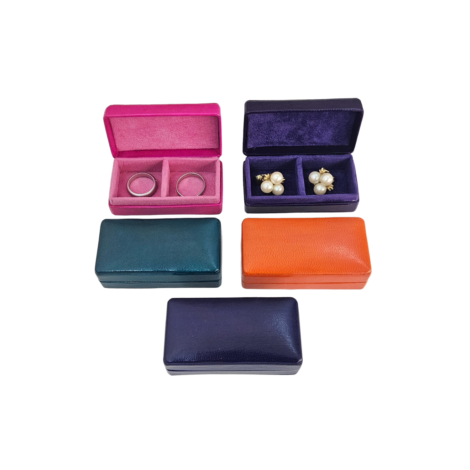 Bright Wedding/Cufflink Ring Boxes (7x3.5x2 cm)