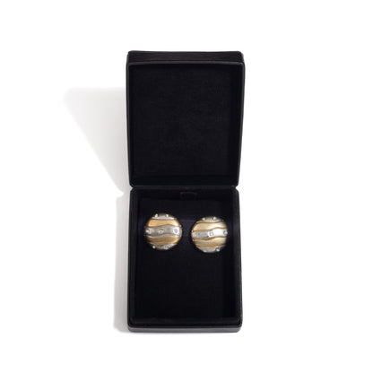 Black Leather Earring Box  (7×9×3 cm) - Pack of 5