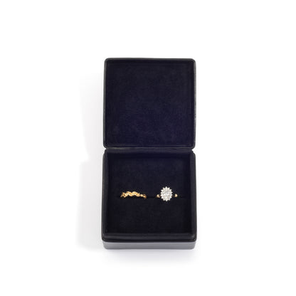 Black Leather Universal Box 7 -  (7×7×4 cm) - Pack of 5