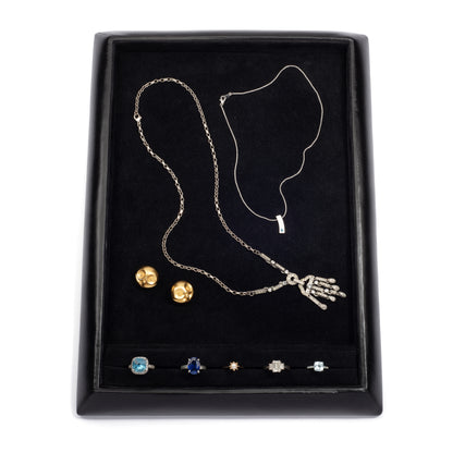 Black Rectangular Anglo Style Display Tray - Pack of 1