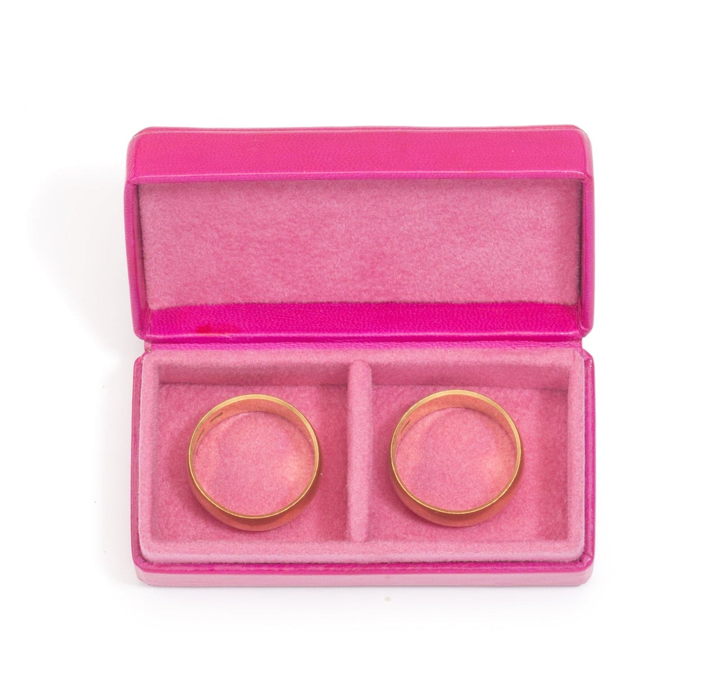 Fuchsia Wedding Ring Box with Partition - Pack of 5