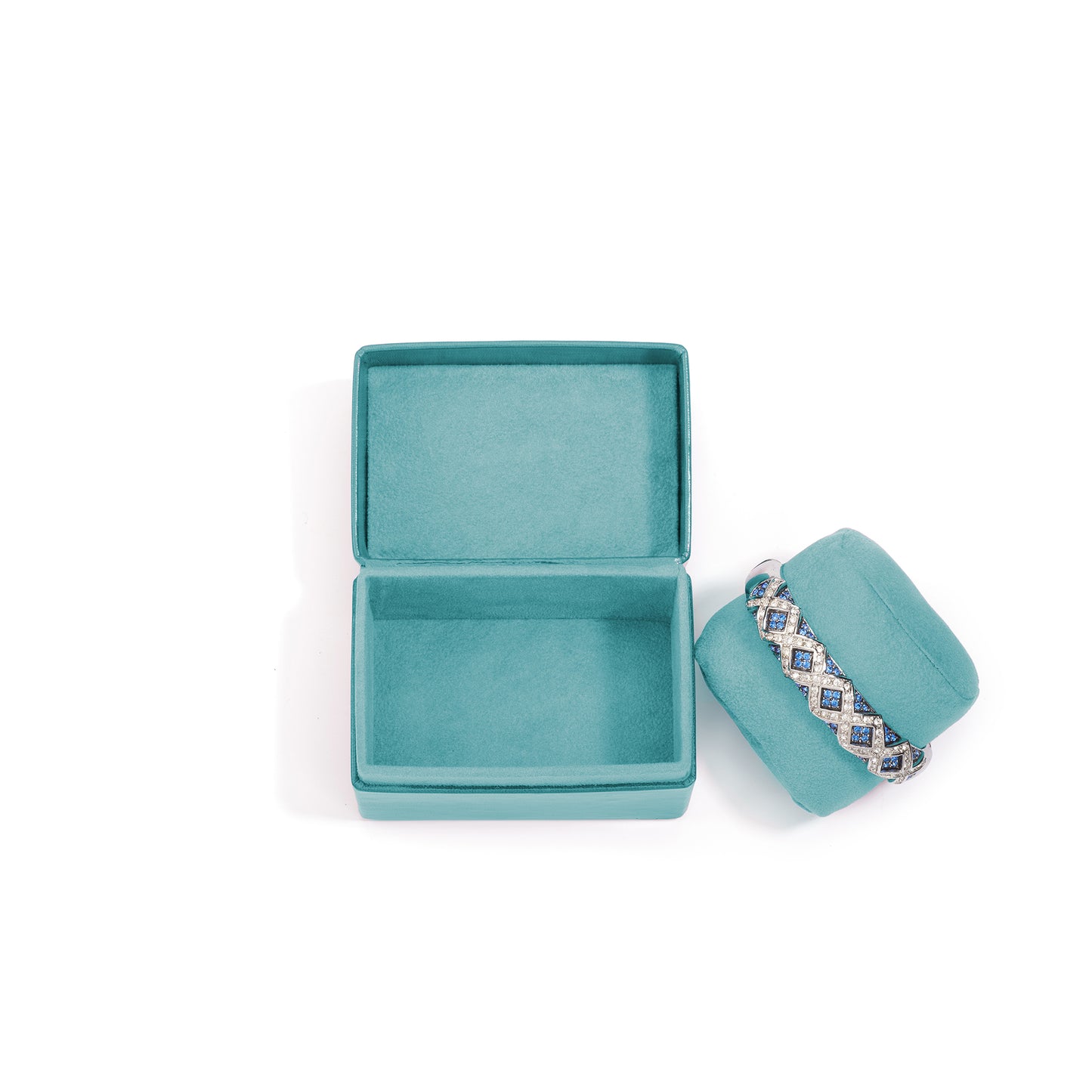 Aqua Cuff Box – Oval Wedge Pillow - Pack of 5