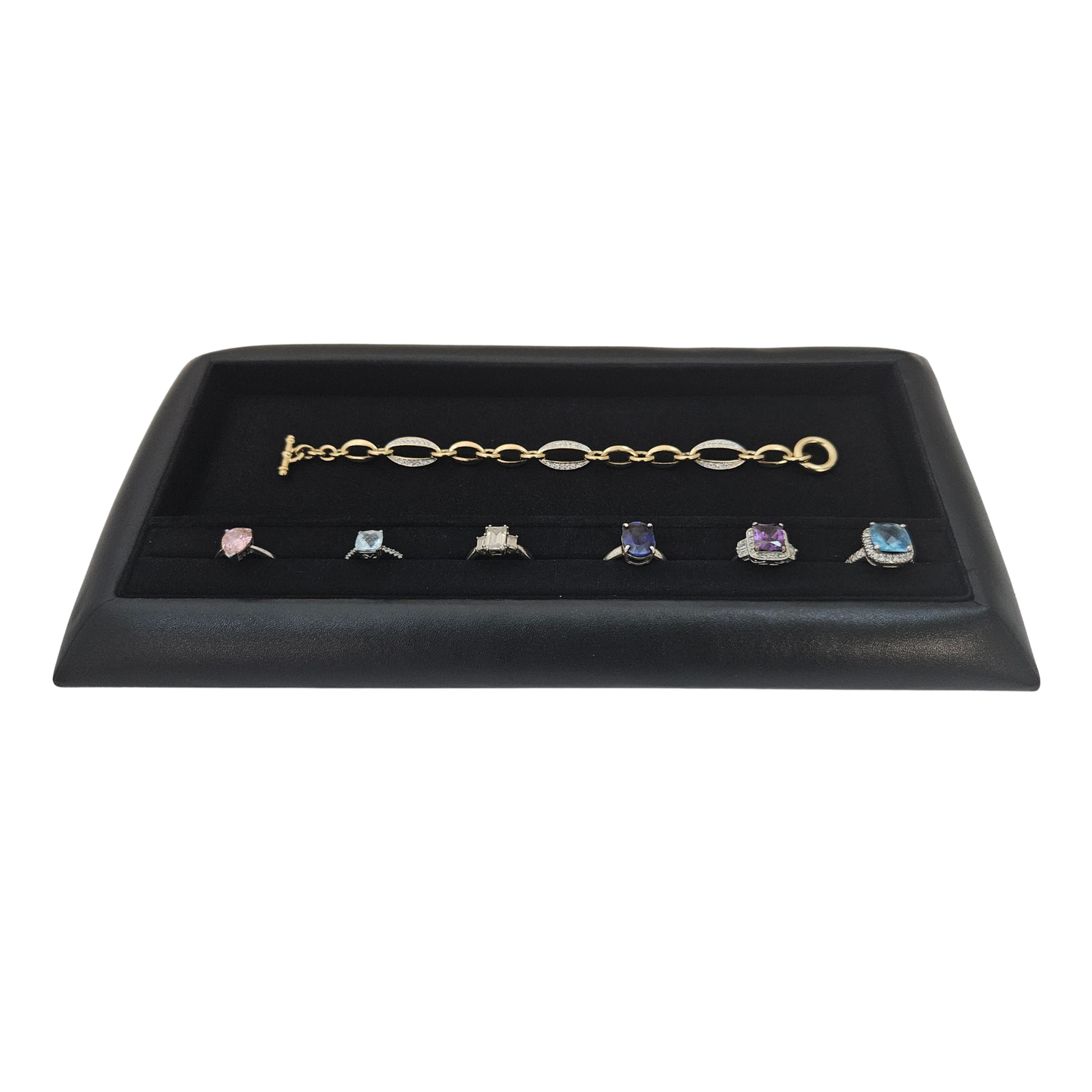 Black Rectangular Anglo Style Display Tray - Pack of 1