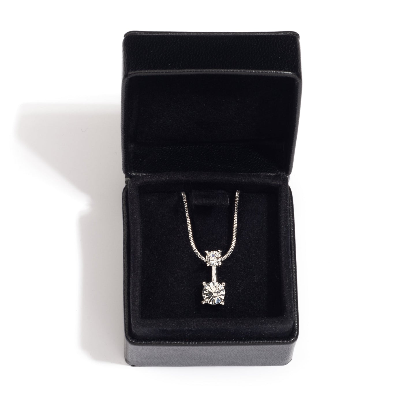 Leather Ring Boxes (5x5x4 cm) - Black - Pack of 5