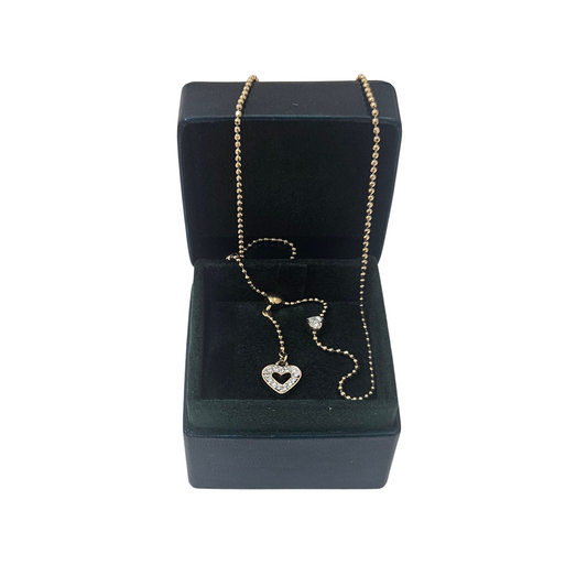 Leather Ring Boxes (5x5x4 cm) - Dark Green - Pack of 5